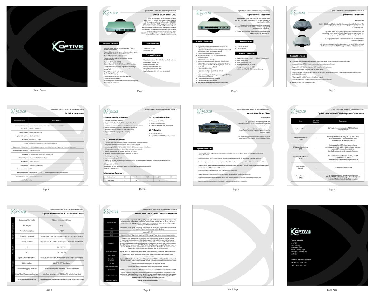 Brochure Design by Abricorn for Optiv8 Sdn Bhd | Design #4304455