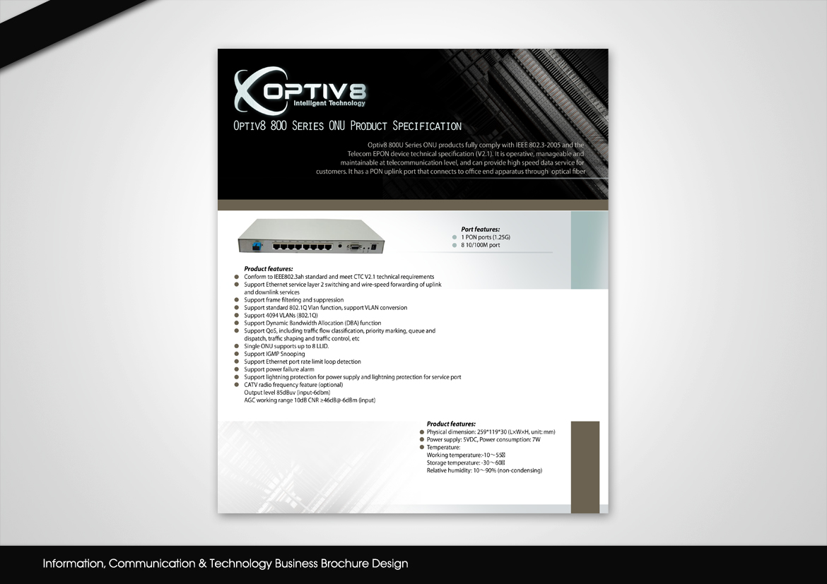 Brochure Design by disign for Optiv8 Sdn Bhd | Design #4264291