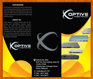 Brochure Design by Sbss for Optiv8 Sdn Bhd | Design: #4253310