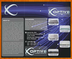 Brochure Design by Sbss for Optiv8 Sdn Bhd | Design: #4253313
