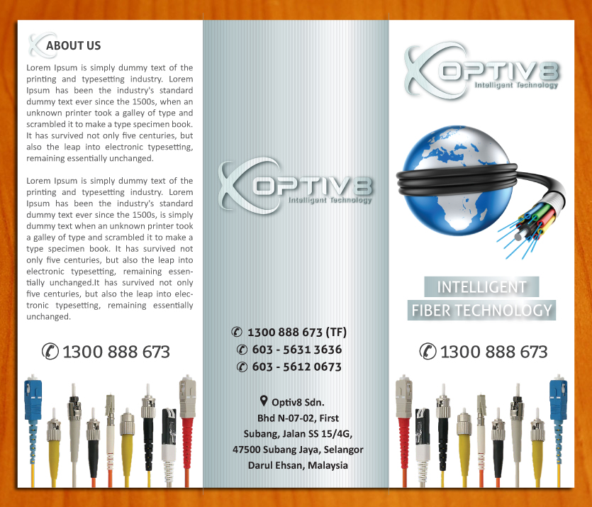 Brochure Design by Sbss for Optiv8 Sdn Bhd | Design #4259025