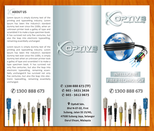 Brochure Design by Sbss for Optiv8 Sdn Bhd | Design: #4259025
