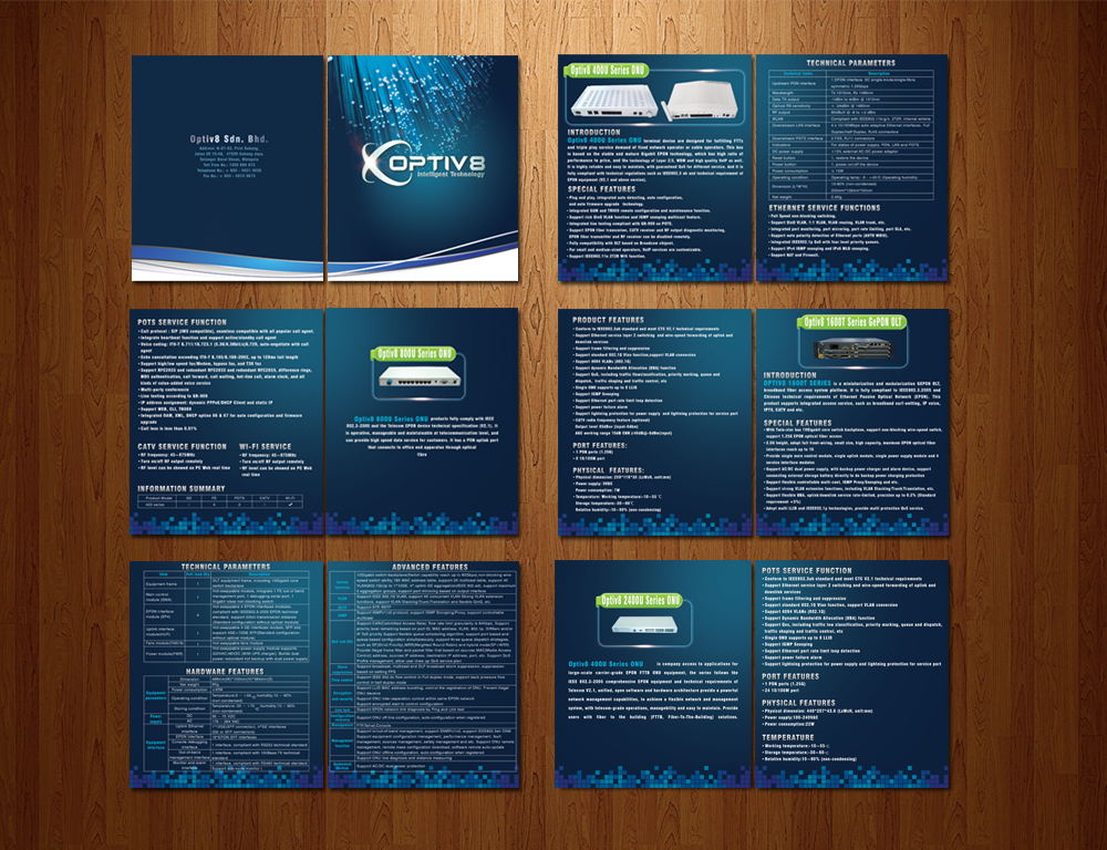 Brochure Design by Vixer for Optiv8 Sdn Bhd | Design #4367637