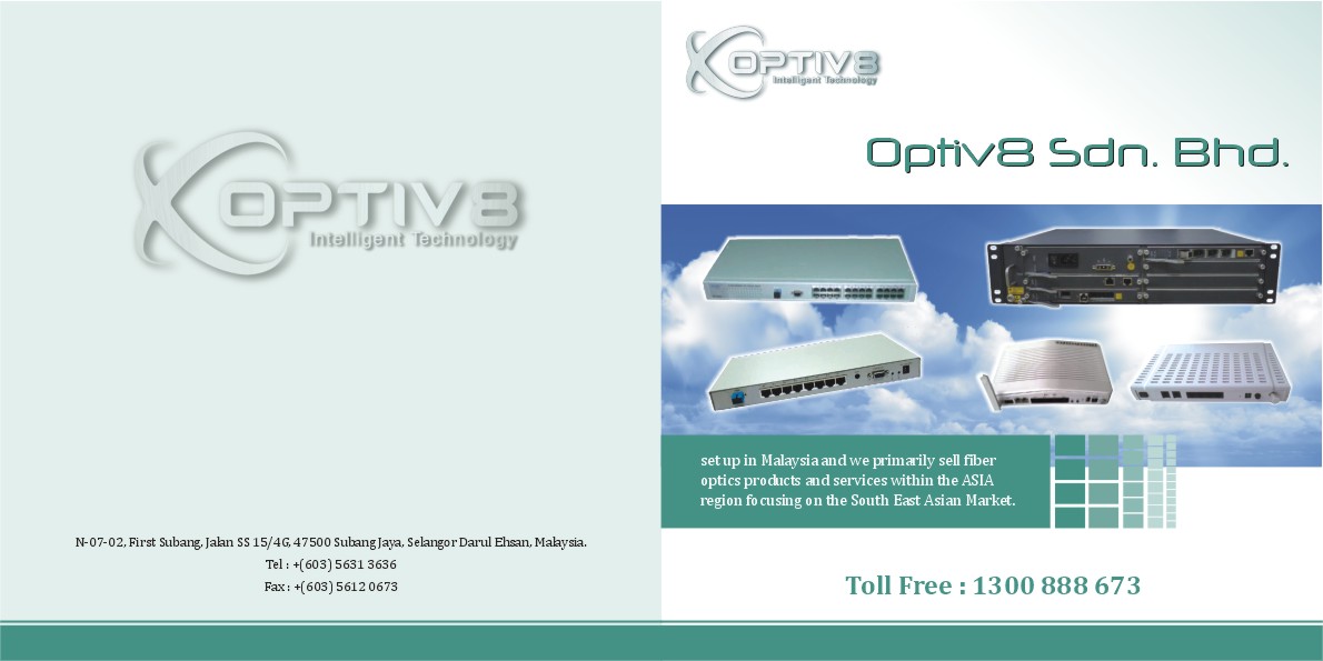 Brochure Design by sajidahmed_pirzada for Optiv8 Sdn Bhd | Design #4245840