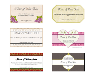 Personalised Wine Labels | Graphic Design by MeeRulz