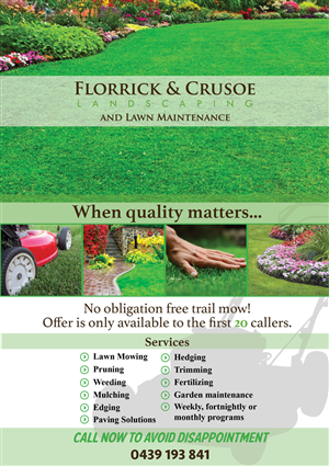 Flyer Design by ReiDesigns for this project | Design: #4299934