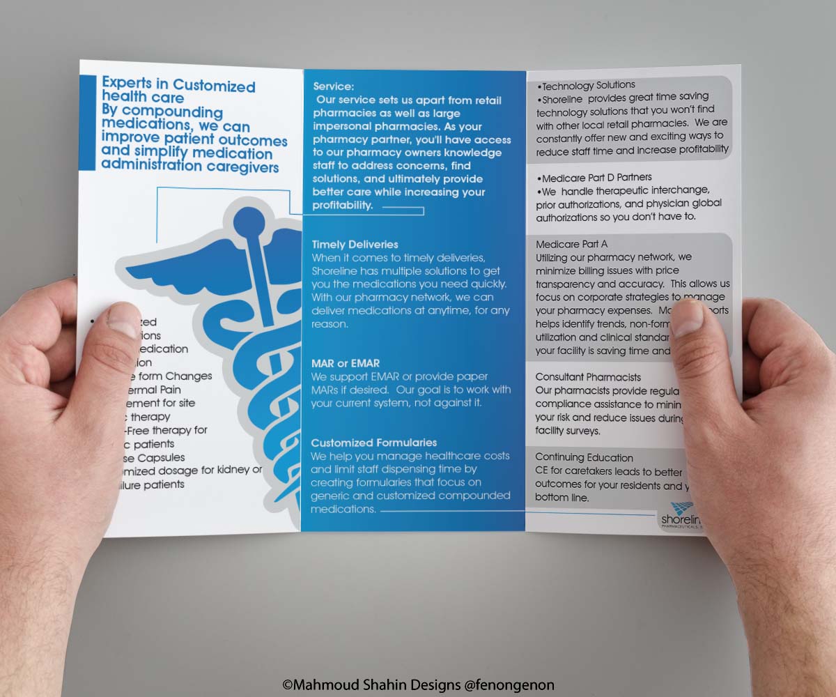 Brochure Design by Mahmoud Shahin for this project | Design: #1233612