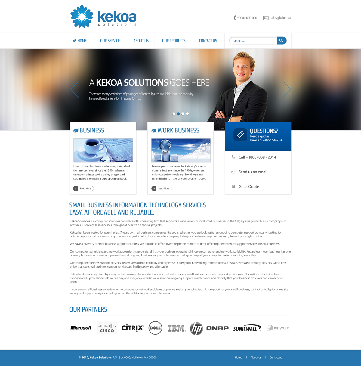 Web Design by Impressive Solutions for this project | Design #1204418