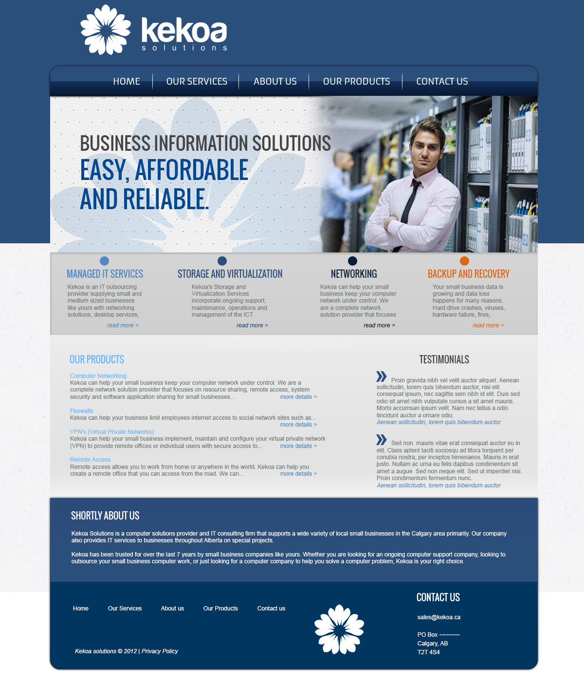 Web Design by Ivansan for this project | Design #1215502