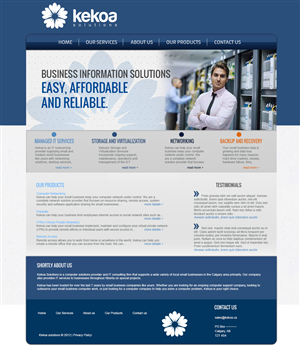 Web Design by Ivansan for this project | Design: #1215502