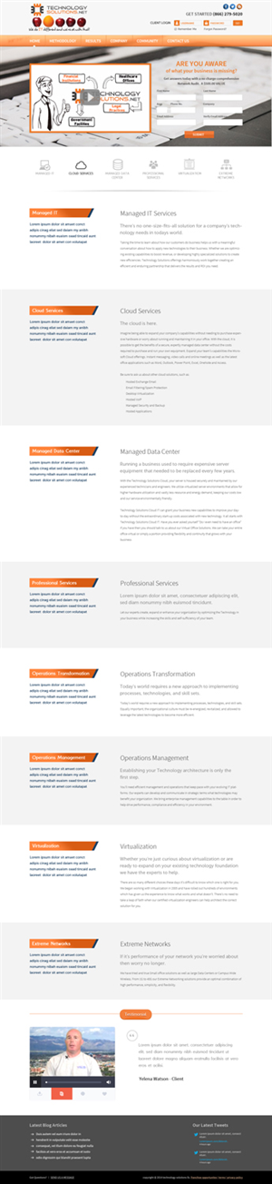Web Design by TGDesigns for this project | Design #4576879