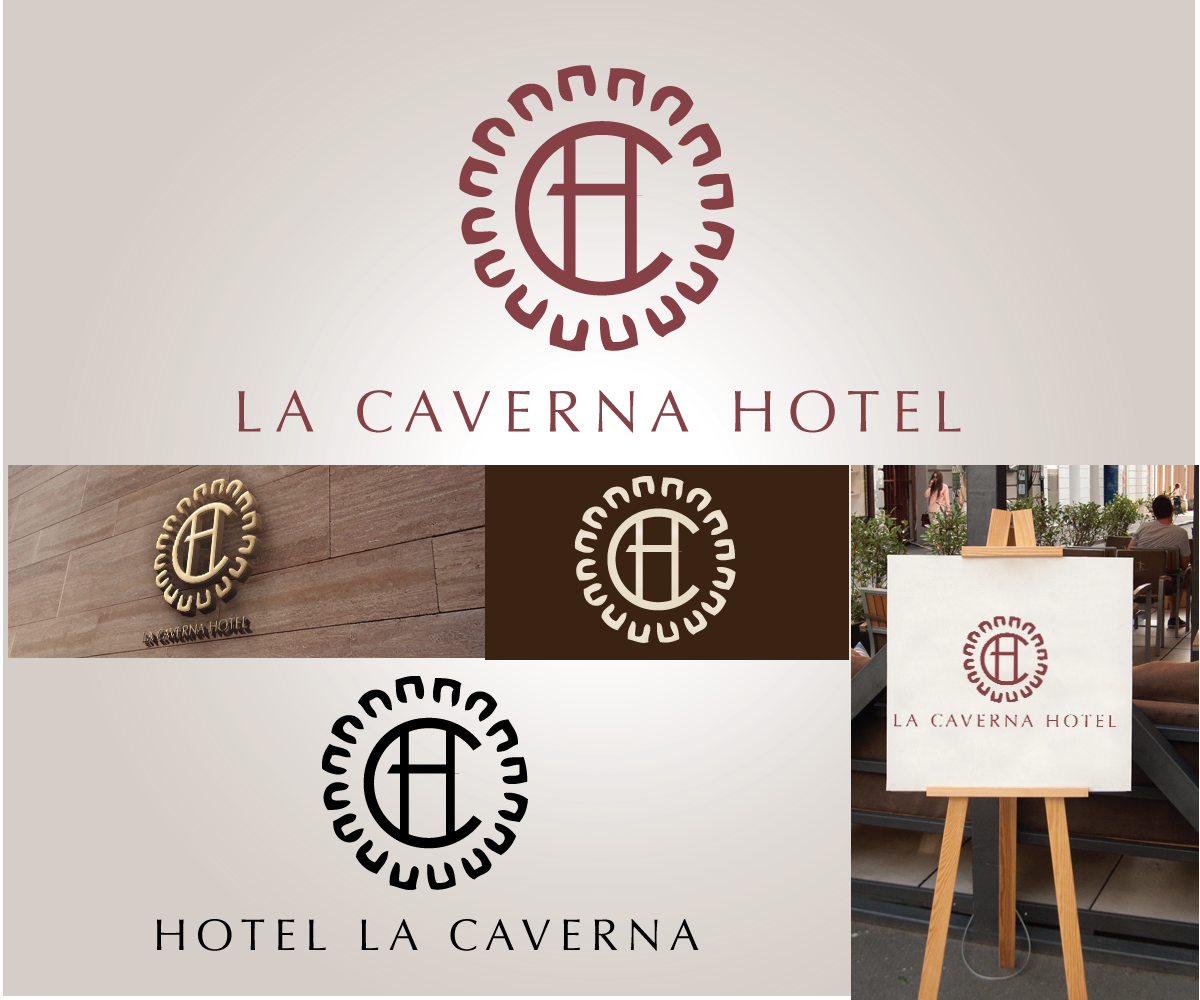 Logo Design by schk for La Caverna Hotel | Design #4339637
