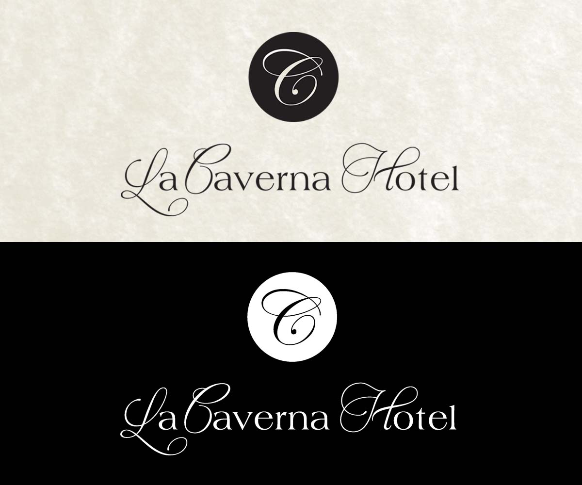 Logo-Design von Embryonic für La Caverna Hotel | Design #4332189