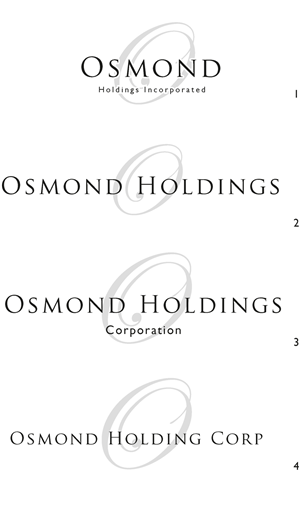 Logo Design by Jason Vantran for Osmond Group Inc. | Design: #1206622