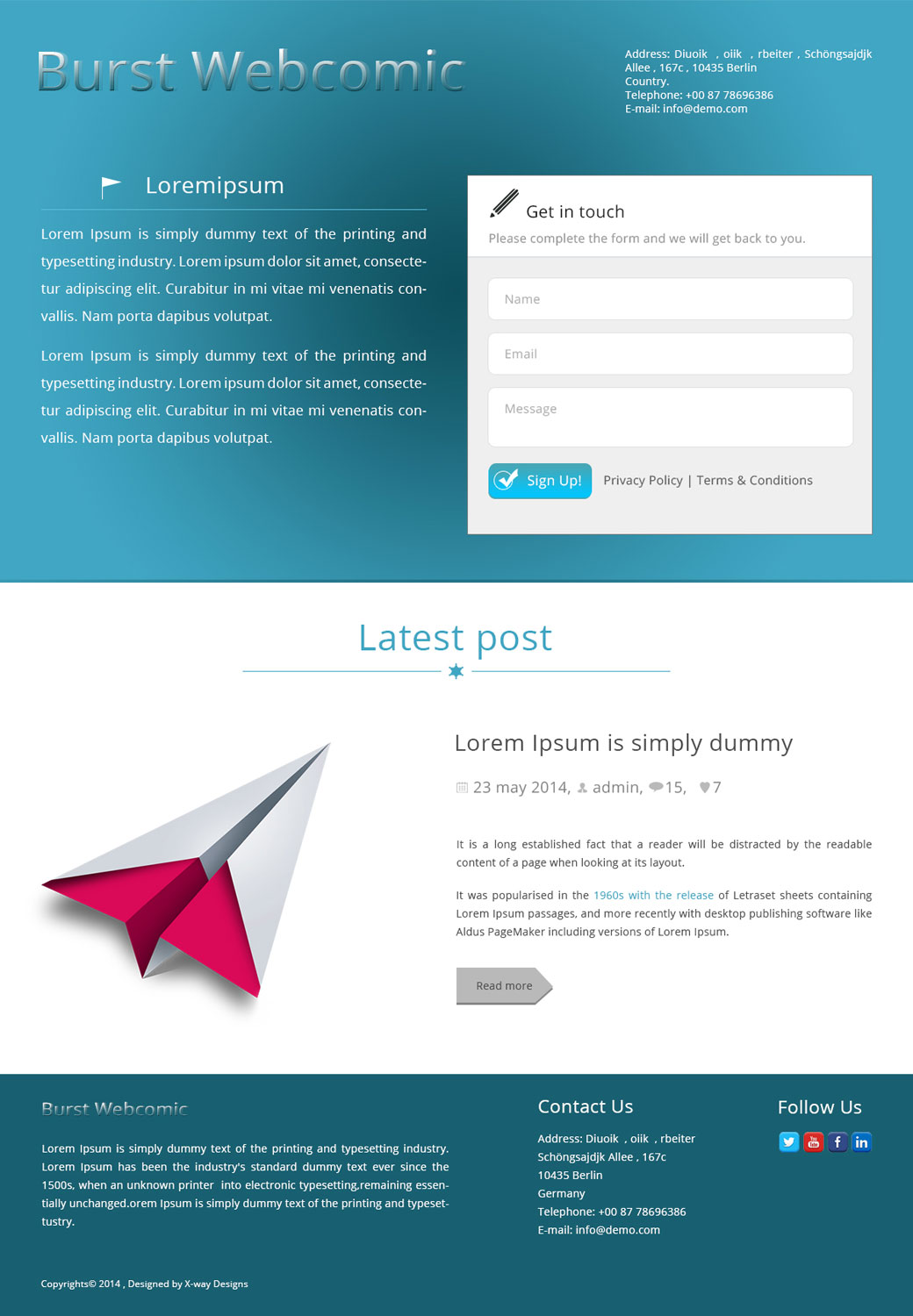 Web Design by Tariq Shamim for this project | Design #4237448