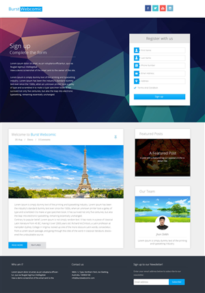 Web Design by Tariq Shamim for this project | Design: #4237454