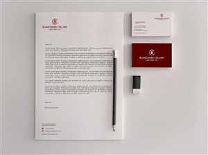 Law firm logo and stationary design