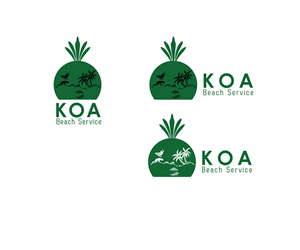 Koa Beach Service (if that is to long just koa) | Logo Design by thulet