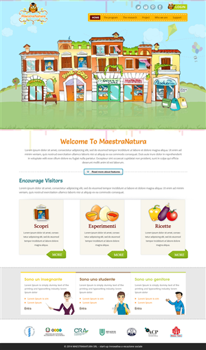 Learning platform for primary and secondary schools needs a new design | Web Design by OM
