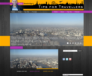 Blog Banner Design Project: Tips For Travellers | Diseño De Banner Publicitario por neboica
