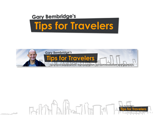 Blog Banner Design Project: Tips For Travellers | Diseño De Banner Publicitario por REDcrackers.com