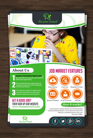 web design flyer
