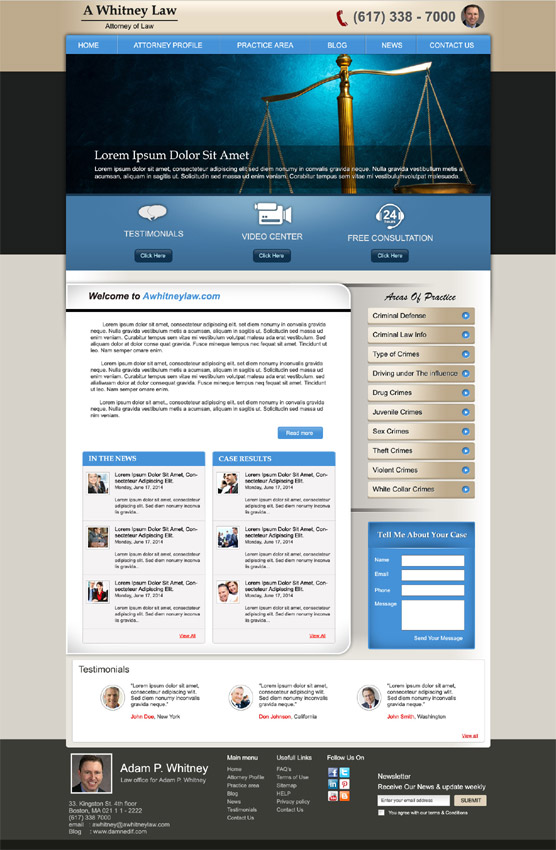 Wordpress Design by DesignXyz for this project | Design #4646355
