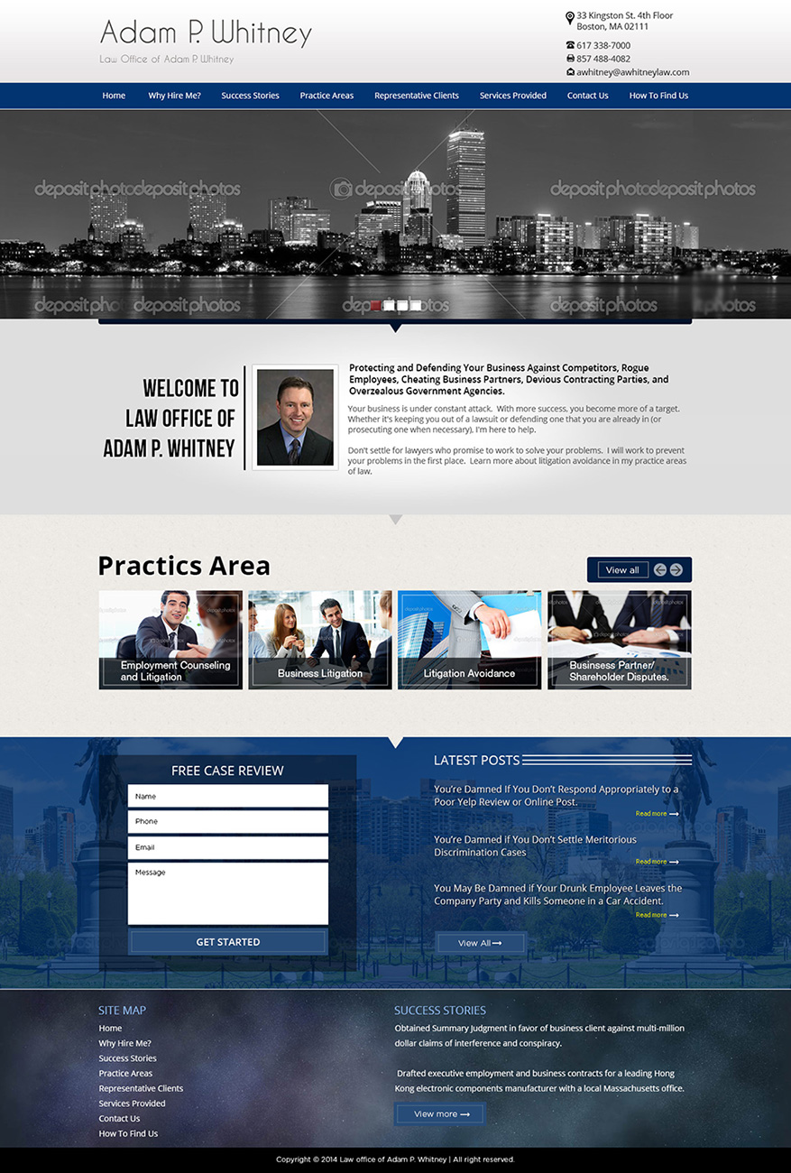 Wordpress Design by Tanvir for this project | Design #4277518