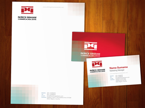 Stationery Design by SergioArcibar for Patrick Graham Commercial Real Estate | Design #176325