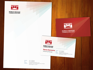 Schreibwaren-Design von SergioArcibar für Patrick Graham Commercial Real Estate | Design: #176326