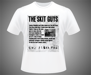 Diseño de Camiseta por popdan para The Skit Guys | Diseño #1212909
