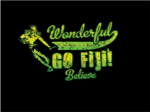 A t-shirt for fiji rugby 7s team  | Diseño de Camiseta por BABLEO
