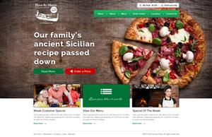 Web Design by OM for My Family''s Pizza | Design: #4291245