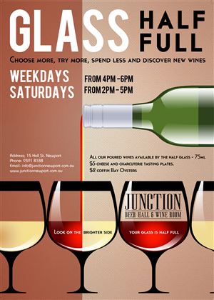 Design a poster for popular Wine Bar in Melbourne  | Poster-Design von studio-sfp.com