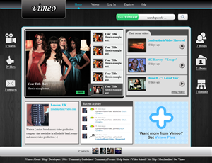 Web Design by Petar Yordanov for LondonMusicVideo.com | Design: #178340