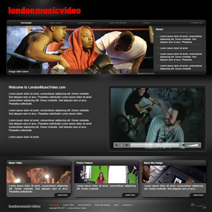 Web-Design von Yoga für LondonMusicVideo.com | Design #173066