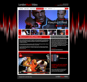 Web-Design von Robert Marks für LondonMusicVideo.com | Design #179879