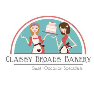 Classy Broads Bakery Sweet Occasion Specialists | Logo Design by Emily Hamnett