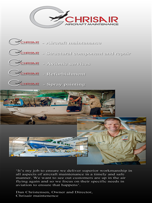 Poster Design by oakanshield1 for Chrisair maintenance | Design #4248538