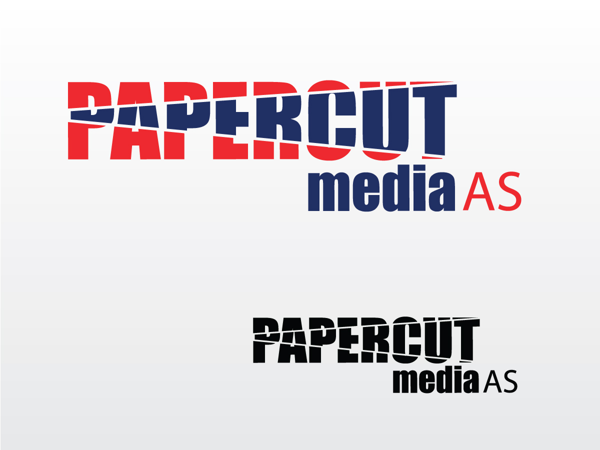 Diseño de Logo por dnkdesign para Papercut Media AS | Diseño #1231049