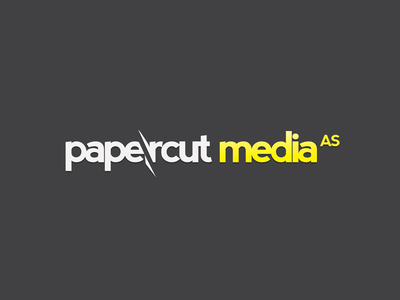 Logo-Design von Vinura für Papercut Media AS | Design #1248286