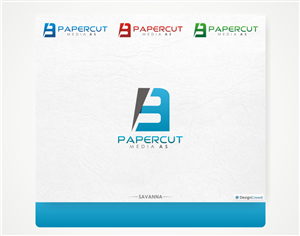 Logo-Design von Savana für Papercut Media AS | Design: #1213288