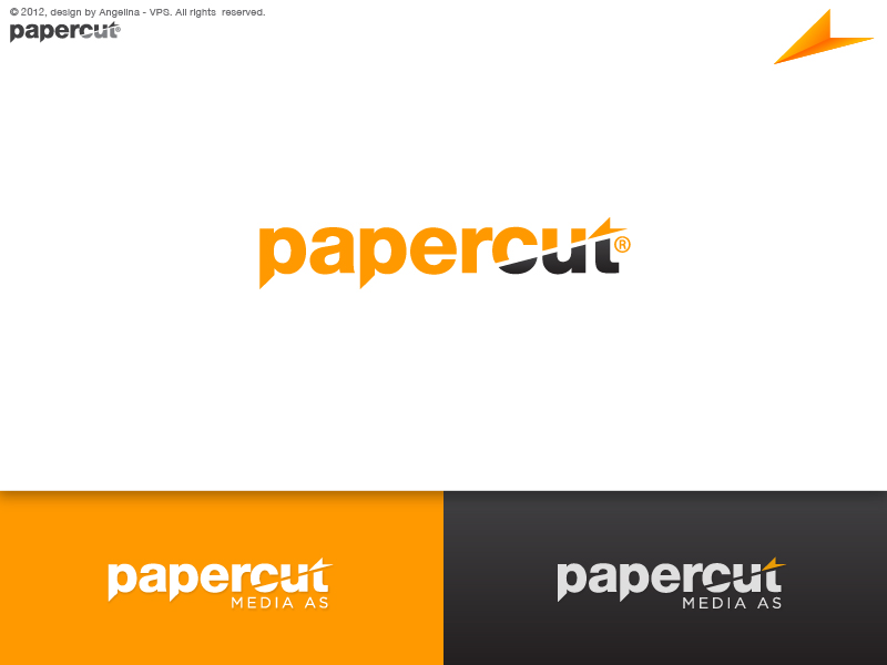 Logo Design by Angelina for Papercut Media AS | Design #1240523