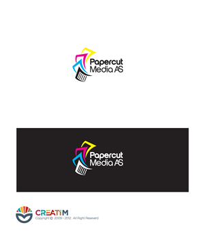 Logo Design by CreatiM for Papercut Media AS | Design: #1221473