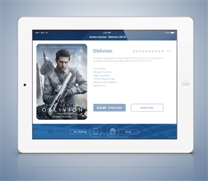 Self Serve Entertainment App Interface Design | Diseño de aplicación (App) por eMango