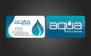 Water Filtration Company needs a business card design using our existing logo/colours! | Visitenkarten-Design von Harshan