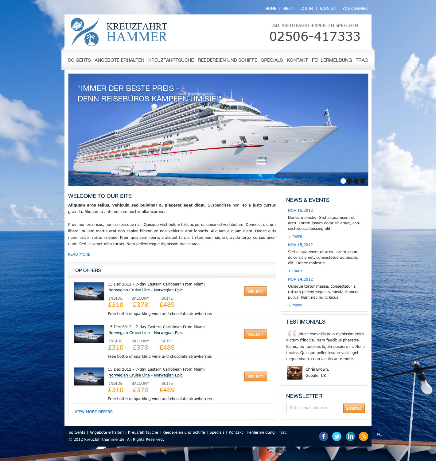 Web Design by pb for this project | Design #1208657