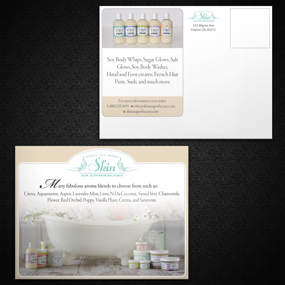 Postcard Design by Mon01 for this project | Design #4272374