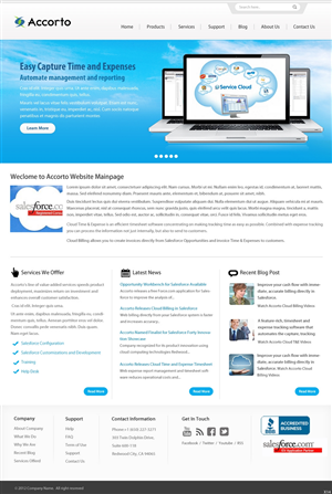 Web Design by pb for Accorto | Design: #1218067