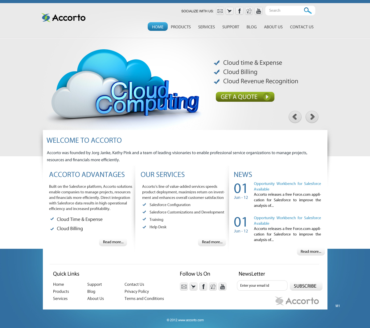 Web Design by pb for Accorto | Design #1221573